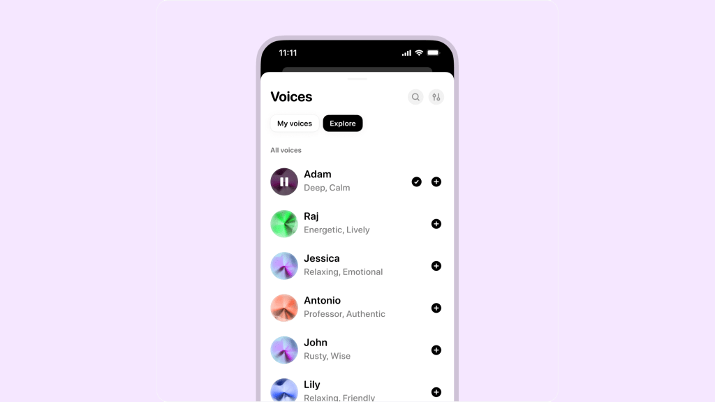 Elevenlabs Voice App