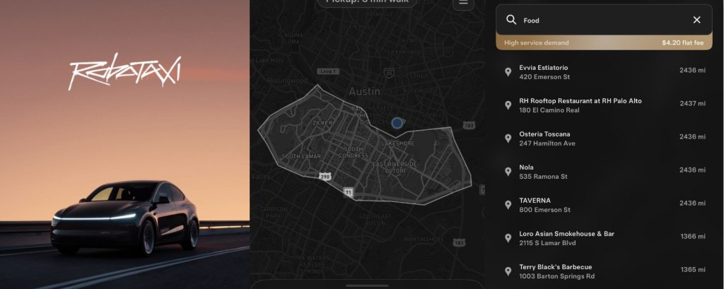 Tesla Launches $4.20 Robotaxi Service in&nbsp;Austin